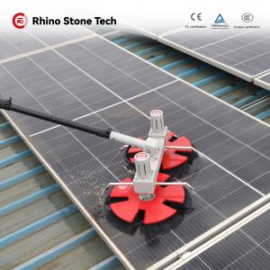 Solar Cleaning Brush for Efficient Photovoltaic Panel Dry Wet Washing Cleaner