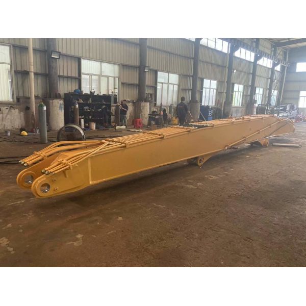 Buy Wear Resistant SK380 Excavator Pile Driver Arm And Long Boom Q345B Q355B Material at wholesale prices