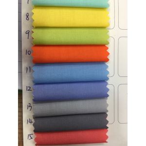 Pattern Solids Flame Retardant Polyester Twill Fabric for Home Textile Uniforms