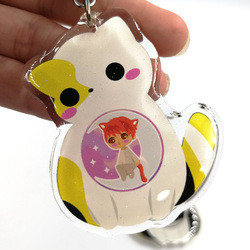 Custom Print Personalized Eco-friendly Plastic Double Printing Clear Epoxy