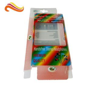 Charger Cable 0.50mm PET Plastic Clamshell Box CMYK