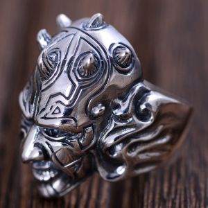 Fashion Design Chunky Thai 925 Silver Men Ring (XH052064)