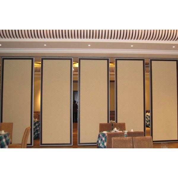 Folding Sliding Operable Partition Walls for Banquet Hall / Sound Absorbing Room Dividers