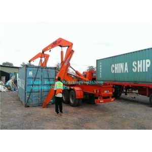 Heavy Duty Shipping Container Handling Equipment 37000kg Container Lift Trailer