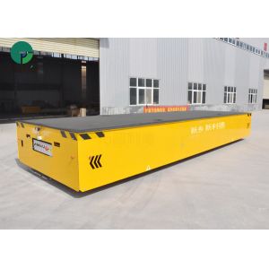 Assembly Line Boiler Plant 20t Transfer Battery Trackless Flat Car