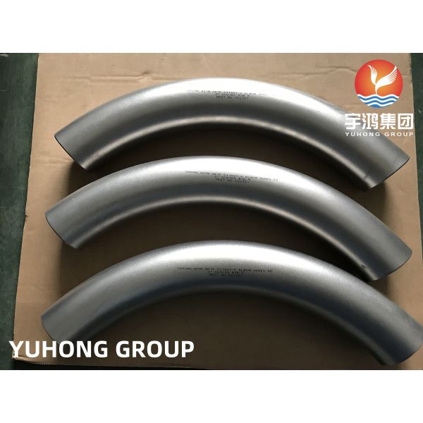 ASTM A815 WPS31803 Duplex Stainless Steel Elbow Bend 5D B16.9 For Seawater