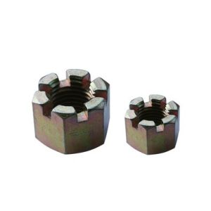 Automotive Industry Hex Castle Slotted Nuts with 304 Stainless Plating