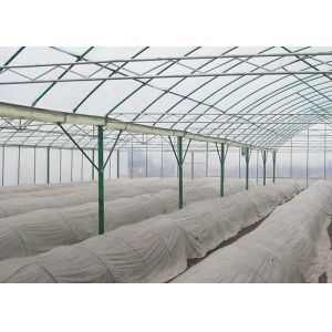 China Irrigated Clear Cooling Poly Plastic Film Greenhouse on sale