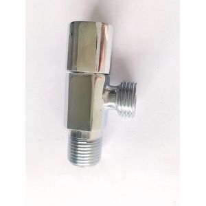 Bathroom Fittings Cold Water 1/2inch Brass Angle Valve Chrome Plated