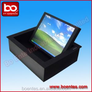 Intelligent Conference System Electric Flip up Monitor Lift Mechanism With 15.6