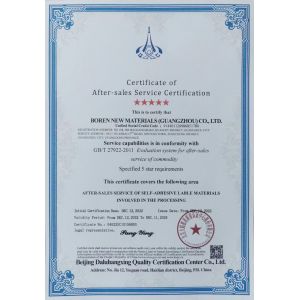Boren New Materials (Guangzhou) shares Co., Ltd. Certifications