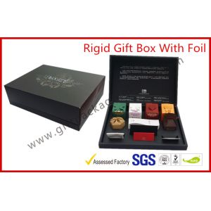 Rigid Luxury Gift Boxes With Foil Lid And Base Matt Lamination