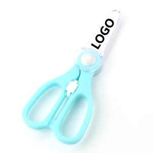 Safety Ceramic Baby Food Scissors Gift Logo Customized Kitchen Supplies