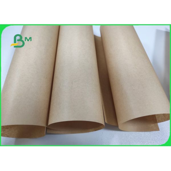unbleached kraft paper 70gsm Uncoated Natural Brown Butcher Paper Kraft Rolls 1500mm