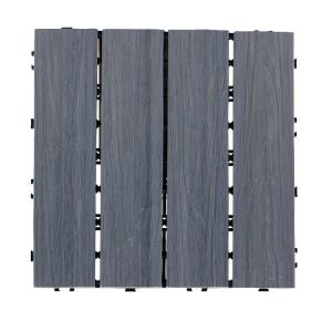 Hardwood Interlocking Composite Decking Tiles patio outdoor decking tile