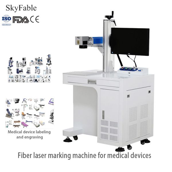 Stainless Steel Titanium Alloy Fiber Laser Marking Machine Precision Engraving