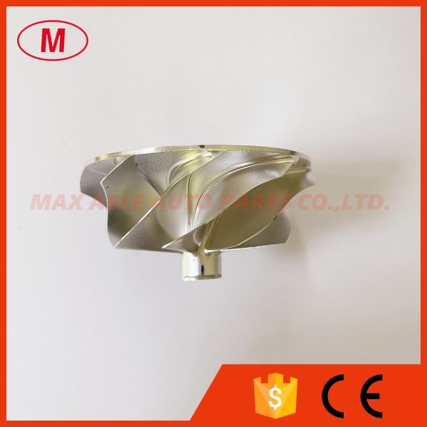 G25-550 reverse 48.35/60.00mm 9+0 Blades Point milling turbo aluminum 2618/Milling/billet compressor wheel