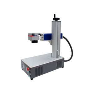 Desktop 20 Watt Fiber Laser Marking Machine Metal 100*100mm Marking Area