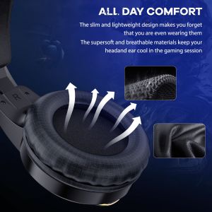 Onikuma K16 100mA DC5V 117dB Gaming Headphones with Mic