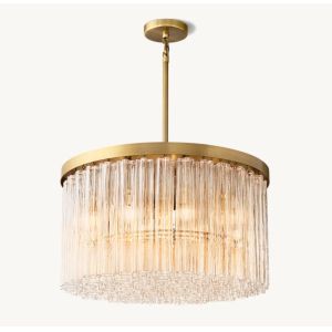 60 Watts Brass Ceiling Chandelier Linear Chandelier Dining Room
