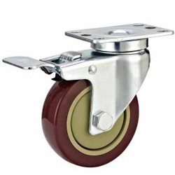 Buy Total brake PU Caster at wholesale prices