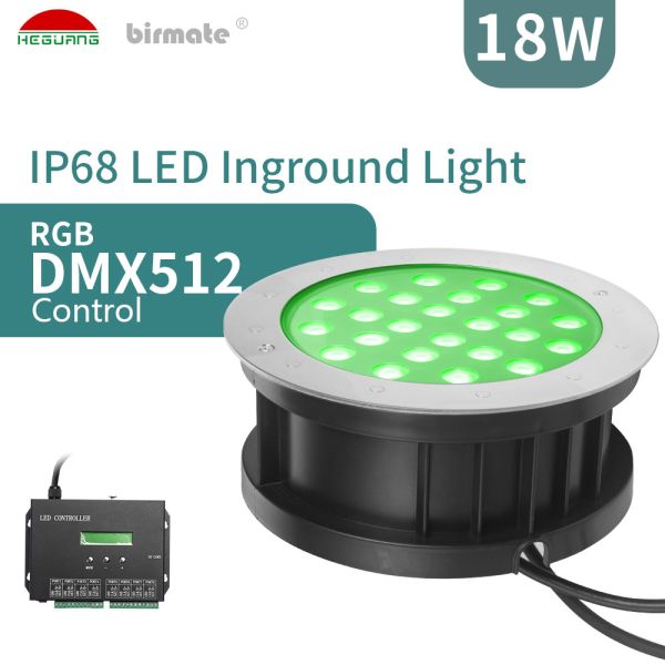 Buy high voltage 18W IP68 Structure led waterproof lights RGB led LED Ground Lights at wholesale prices