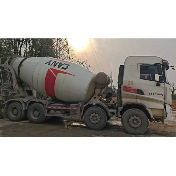 Buy 2020 Sany Self-Made Chassis 12 Cubic Mixer Truck National V Emission with Steel Drum Material and 13700kg Weight at wholesale prices