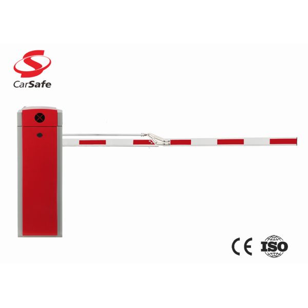 Red Gray Parking Barrier Gate IP54 Waterproof Dust Proof All Weather Adaptabilit