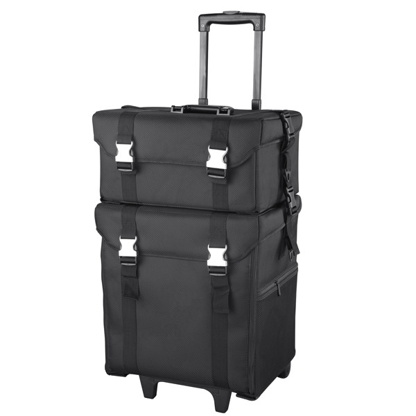 Buy Fashion Oxford Cloth Makeup Trolley Bag With Changeable Universal Wheels at wholesale prices