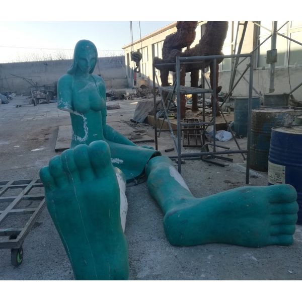 New Bronze sculpture by Sculptor Bharat,casting by the cire-purdue or lost-wax process,China bronze sculpture supplier