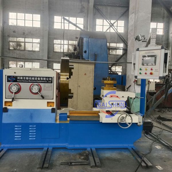 Economic Conventional Horizontal Facing Lathe For Machining Flange , Tyre Mold , Propeller