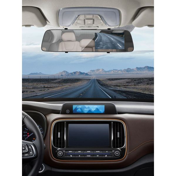 60HZ Blackbox Rear Mirror Dash Cam Car Camera Driving Video Recorder 1080P