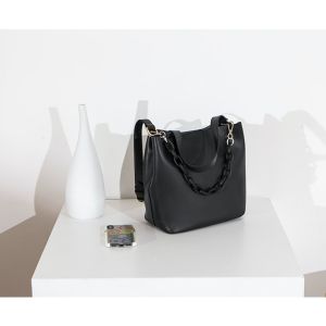 Large Capacity Women'S Bag Fashion Chain PU Shoulder Bag Texture Messenger