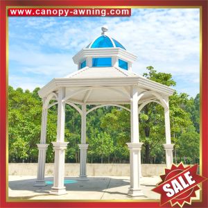 outdoor garden park classical wood style Aluminium aluminum alloy metal gazebo