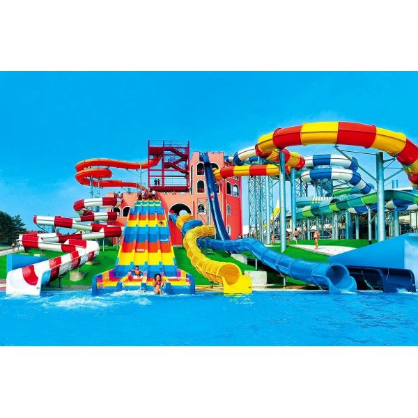 Water Park Aqua Play Professional Aquatic Fiberglass Slide