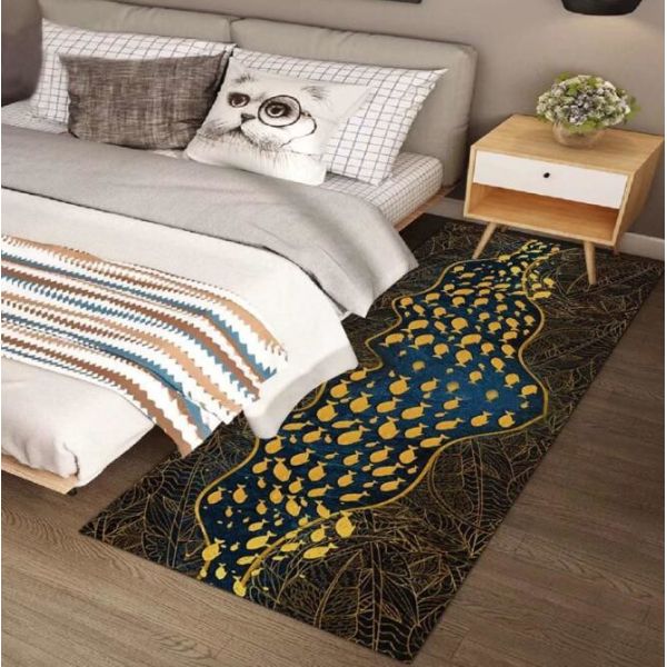 Buy Noble Atmosphere Light Luxury Bedroom Floor Carpets Rectangle Shape at wholesale prices