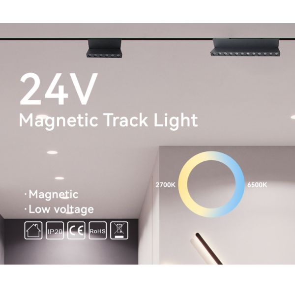 Rotatable Angle Led Magnetic Track Light 6W UGR 10 Modern Magnetic Track Lighting