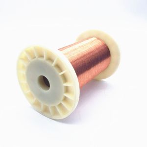 Quality 155 Class UEW155 0.032mm Magnet Enameled Copper Wire for sale