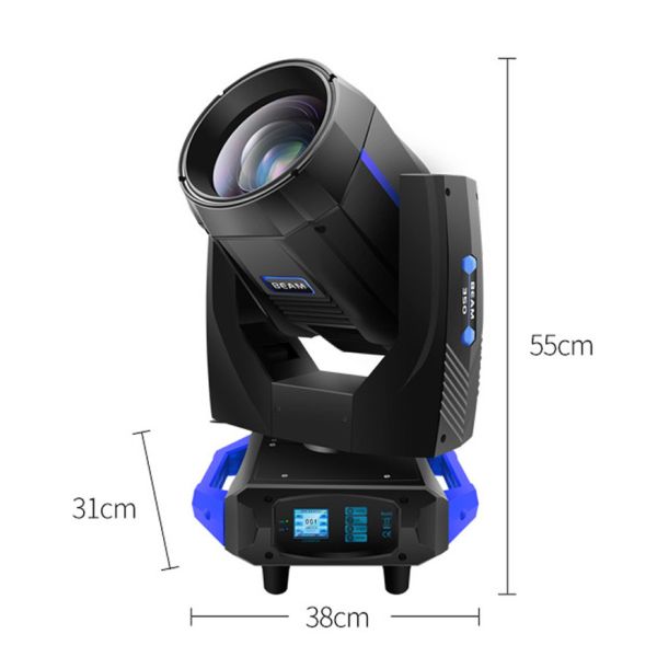 380W RGBW Moving Head LED Stage Lights 3 Degree Beam Angle For Stage