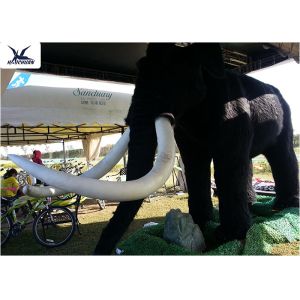Large Animatronic Animals Artificial Models With Hair / Infrared Control Sensor