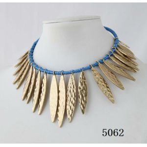 Beautiful mixed metal necklace sets fashion jewelry with gold plated