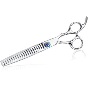 Ergonomic Fishbone Teeth Pet Hair Cutting Grooming Thinning Shears