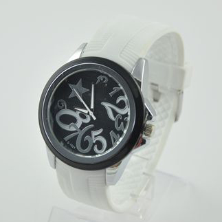Pu Strap Japan Movt Quartz Watch