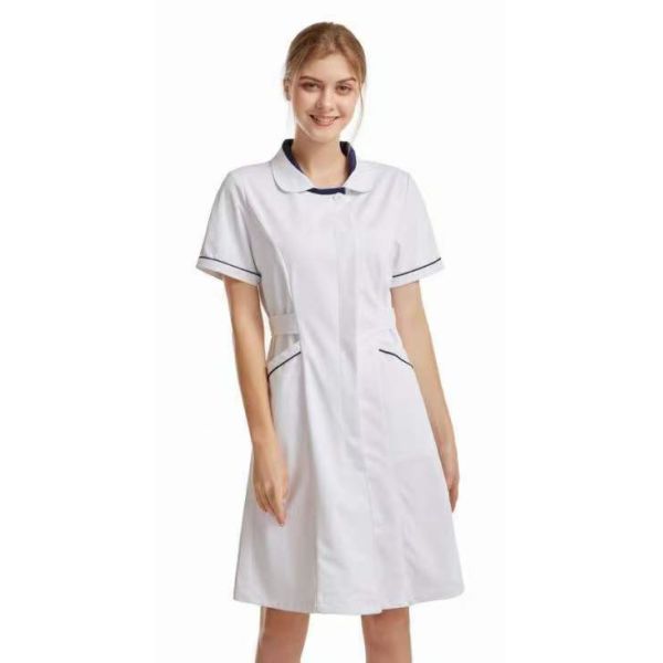 Cotton Disposable Lab Coats Doctors Nurses Men Women Pink Hospital Gown