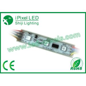 Quality Epistar 7515 Digital RGB LED Pixel Dc12V 140 Degree ws2801 75mm×15mm×8mm for sale