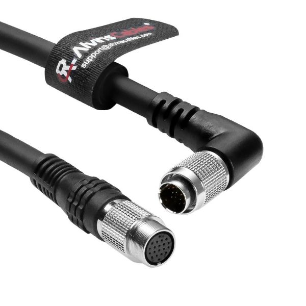 Alvin's Cables Keyence CB-B05LU Extension Cable with L-Shaped Connector 0.5m| 1