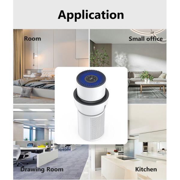 Portable Home 2 In 1 Hepa 13 Air Purifier Humidifier Machine 230M3/H