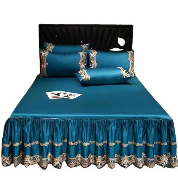 Buy Add Style and Comfort to Your Bedroom with Bed Skirts in Polyester Cotton Fabric at wholesale prices