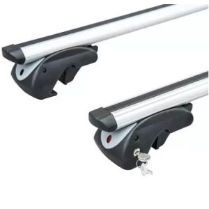 Aluminum Universal Car Roof Rack Cross Bars Metal Black