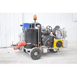 Passenger Driving Thermoplastic Road Marking Truck with Gasoline Engine